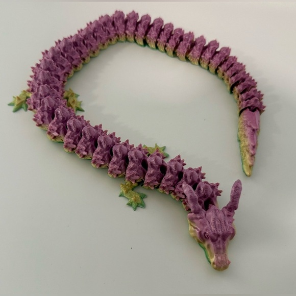 Articulated Dragon 3D Printed Toy - Picture 6 of 8